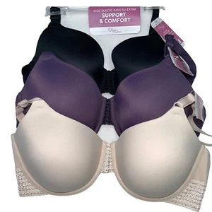 Olga Underwire Contour Bra Back Smoothing Wide Support Band Full Coverage GB3191 - Picture 1 of 48