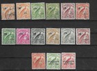 New Guinea - 1932/35 mostly MH air post overprint stamps