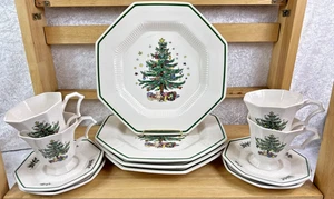 Nikko Christmastime 4 Places of 3 Pcs Dinner Set~~12 Pieces - Picture 1 of 10