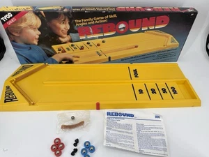 Vintage Tyco 1990 Rebound Skill Action Board Game Ideal Complete Box Extra Bands - Picture 1 of 12