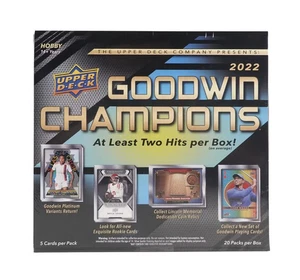 2022 Upper Deck Goodwin Champions Hobby Box Sealed Factory - Picture 1 of 3