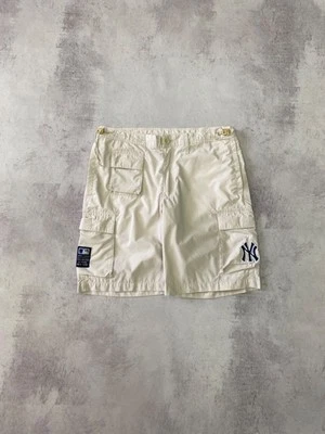 复古 Majestic 纽约洋基队工装短裤 M 码 — 第 1/4 张图片