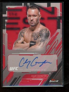 2025 Topps Finest UFC Michael Chandler The Finest RED Auto 4/5 #TFA-CC - Picture 1 of 2