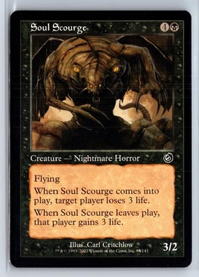 SOUL SCOURGE - Torment – MTG Magic the Gathering Card - Common - Image 1 of 4