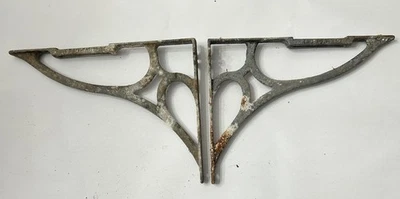 古董打捞铸铁水槽壁支架Hajoca编号 2 搁板地幔 — 第 1/4 张图片