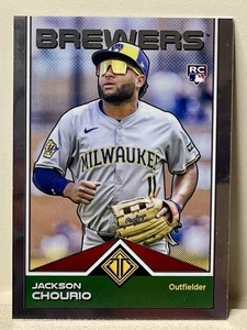 2024 Transcendent Collection Jackson Chourio Icons Chrome #76 - Bild 1 von 3
