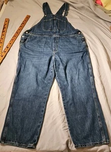 Old Navy Latzhose Damen Gr. 24 blau Denim Overall Farmer Workwear Einteiler - Bild 1 von 16