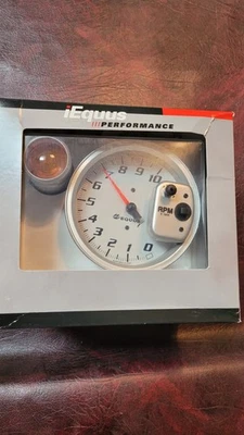 Equus E5080 Tachometer 5" 10K RPM Pedestal w/Ext. Shift-Lite 5000 Series Foto 1 de 4