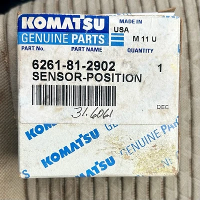 NUEVO OEM KOMATSU 6261-81-2902 Sensor de posición del árbol de levas se adapta a excavadoras y camiones Foto 1 de 2