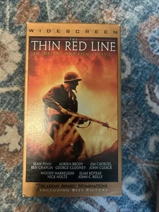 The Thin Red Line Widescreen VHS - Picture 1 of 4