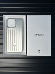RIMOWA iPhone 16 PRO MAX Etui/etui na telefon komórkowy (srebrne/aluminium) FABRYCZNIE NOWE 🆕 - Zdjęcie 1 z 3