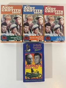 Vtg The Andy Griffith Show 1996 VHS Volumes 1-3 And Barney’s Side Car 1991 - Picture 1 of 6