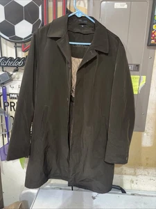 Calvin Klein Double Insulated Polyester Brown Coat Mens 40 Regular # 117688 - Picture 1 of 10
