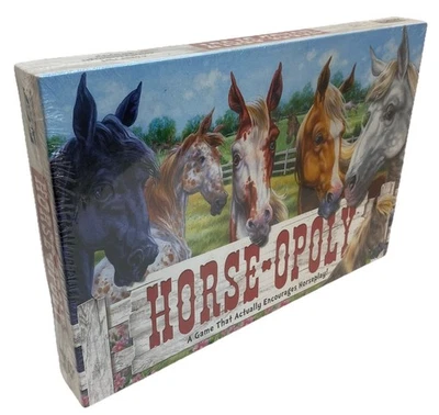 Horse-Opoly Board Game by Late For The Sky, New & Factory Sealed, Made-In-U.S.A. - Image 1 of 4