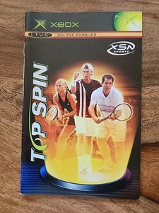 Top Spin (Microsoft Xbox, 2003) Manual - Picture 1 of 2
