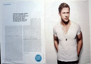 RYAN GOSLING =   4 pages 2013 FRENCH CLIPPING / Coupure de Presse - Imagen 1 de 2
