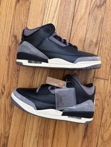 A Ma Maniere x Nike Jordan 3 Black Size 13.5 While You Were Sleeping - Picture 1 of 9