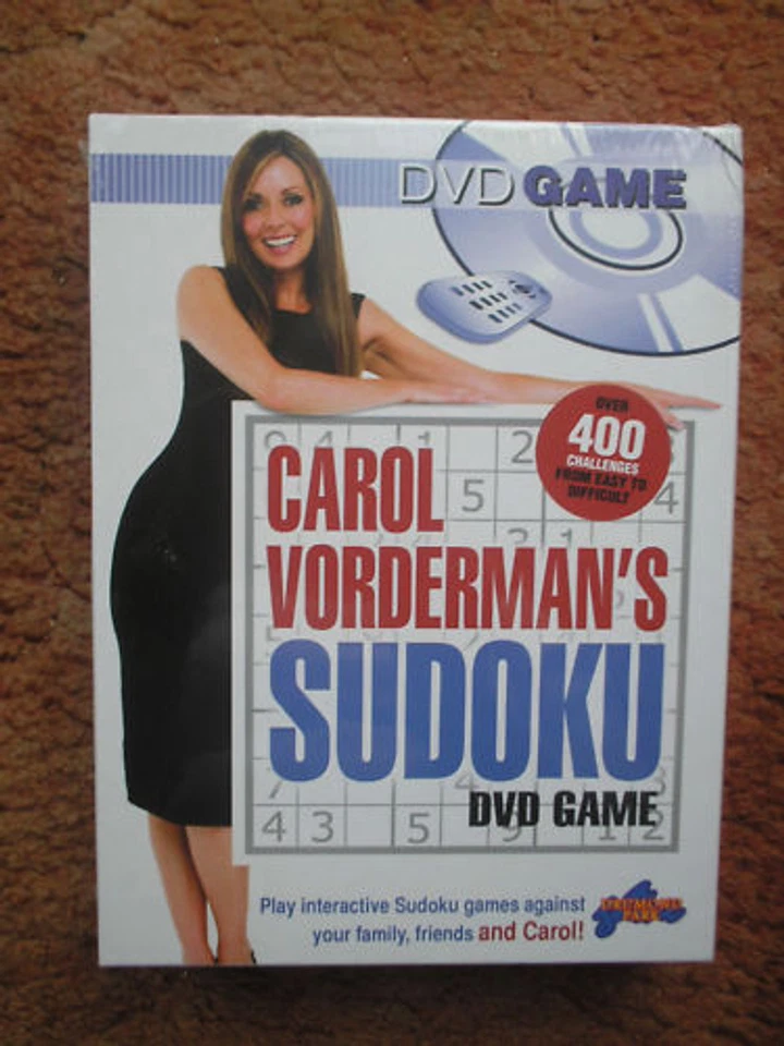 CAROL VORDERMAN'S INTERACTIVE SUDOKU DVD GAME - BNIB - Image 1 of 1
