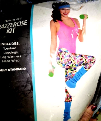 Disfraz Totally años 80 Jazzercise Kit Mujer Foto 1 de 2