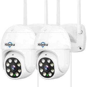 Hiseeu 5MP Outdoor Wireless WIFI Security Camera PTZ Auto Tracking Two Way Audio - Picture 1 of 14