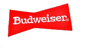 Iron On Patch Iconic Logo Budweiser ( Sew On Embroidered Iron On Patch Badge) - Picture 1 of 4