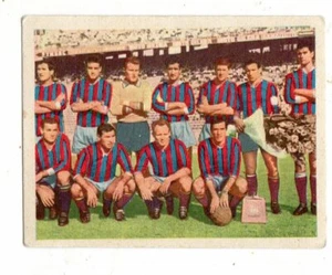 FIGURINA CALCIATORI CARTONATA NANNINA 1961-62 SQUADRA CATANIA CM 5,8 x 7,6 - Picture 1 of 2