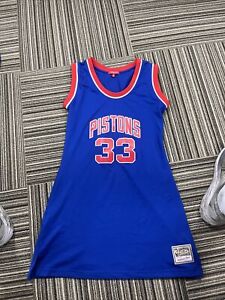 NEW MITCHELL AND NESS HWC DETROIT PISTONS GRANT HILL WOMENS JERSEY LARGE