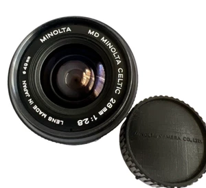 Minolta MD Celtic 28 mm f/2.8 Weitwinkel Manueller Fokus Prime Objektiv - Bild 1 von 9