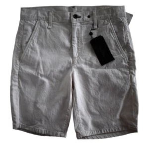 NUEVOS PANTALONES CORTOS CHINO RAG & BONE Nueva York ECRU ALGODÓN LINO para hombre 29 - Imagen 1 de 21