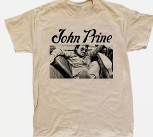 John Prine Album Men T-shirt Natural Unisex Tee All Sizes S to 345XL - Picture 1 of 7