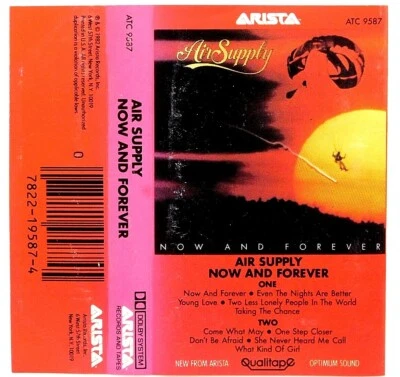 Cassette Air Supply Now And Forever 1982 Arista Records ATC 9587 - Image 1 of 2