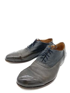 John Fluevog Northampton Duston Oxfords Black Brown Leather Shoes 11.5 - Picture 1 of 12
