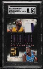 2013-14 Panini Intrigue Gold Prime /10 Kevin Durant Kobe Bryant #30 SGC 8.5 HOF