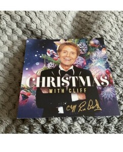 Cliff Richard Signed Art Card Christmas With Cliff Only Autograph