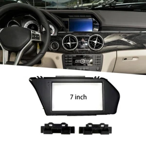 7" Fascia Stereo Radio Bezel Panel Frame Trim 2Din For Mercedes Benz GLK 08-12 D - Picture 1 of 2