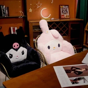 My Melody Kuromi Cinnamoroll Plush Seat Chair Pad Lumbar Support Pillow Cushion - Picture 1 of 20