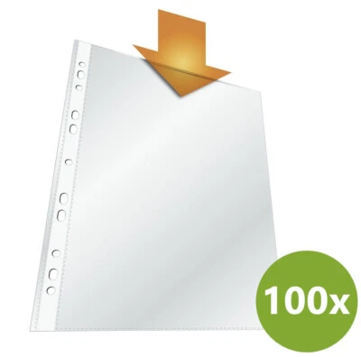 100 x Durable Prospekthüllen A4 Hüllen Sichthüllen Klarsichthüllen Auswahl
