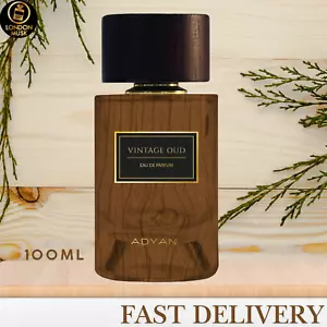 Vintage Oud EDP - Rich Saffron, Leather, Tobacco, Amber Fragrance 100ML - Picture 1 of 3