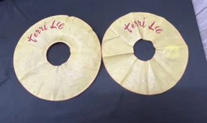 Dos anillos inflables de natación de muñeca Terri Lee vintage de los años 50 juguetes para piscina tubos interiores - Imagen 1 de 10