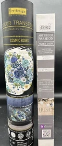 Re-Design by Prima & Iron Orchid Designs - Decor Transfers - Cosmic Rose & Dairy - Picture 1 of 2