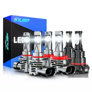 For Subaru XV Crosstrek 2013-2014 Combo 6x LED Headlight Hi Low Fog Light Bulbs - Picture 1 of 12