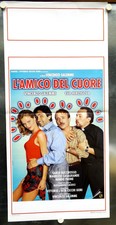 L'amico del cuore LOCANDINA Poster Affiche Vincenzo Salemme Napoli Eva Herzigová