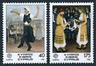 Zypern 560-561 Blatt, postfrisch Michel 547-548. EUROPA CEPT-1981, Volkstänze.
