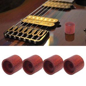4pcs Maple Wood Guitar Control Knob Or Volume Top Hat Tuning Peg Button - Picture 1 of 9
