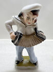 Made in Japan porcelain figurine, Salior Playing Instrument 