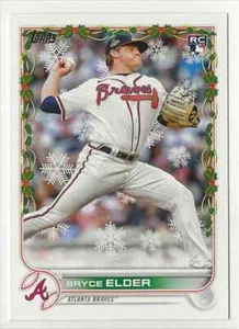 2022 Topps Holiday Bryce Elder None Atlanta Braves HW111 - Picture 1 of 2