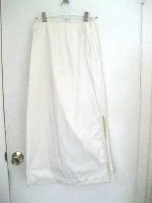 VAN RAALTE Largo Largo Completo Nylon Tostado Ranura Lateral Slip Talla Pequeña De Colección Foto 1 de 4