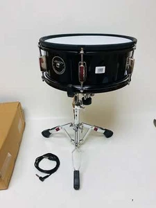 Lemon 13” x 5” Mesh Black Snare W/ Snare stand for Roland or Strike Kit - Picture 1 of 9
