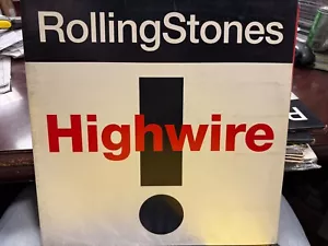 Rolling Stones Highwire UK 12" 1991 RS 6567566 Gatefold sleeve UNPLAYED - Imagen 1 de 2