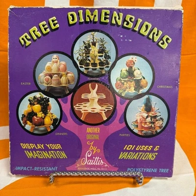 Mid Century Tree Dimensions Food Display Stand 1960s Soaltis Original Boxed - Image 1 of 4
